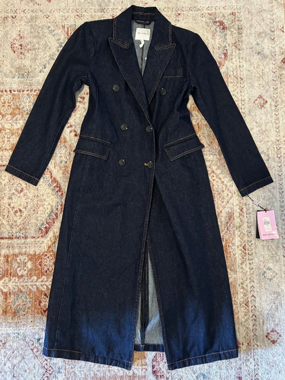 Avec Les Filles Demin Trench Coat - NWT